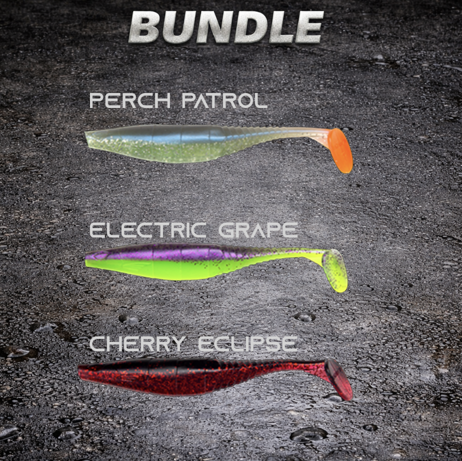 Bundle Slab Shad 13cm/5" MURKY Water