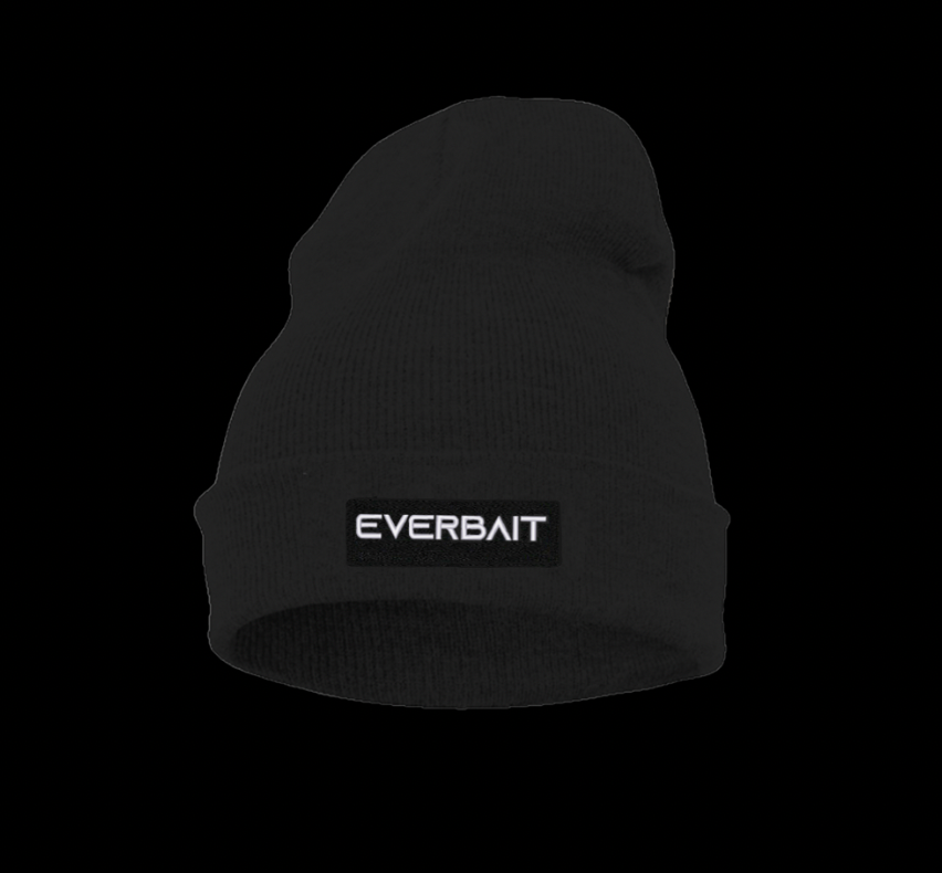 Everbait Beanie mit Patch in der Farbe Schwarz